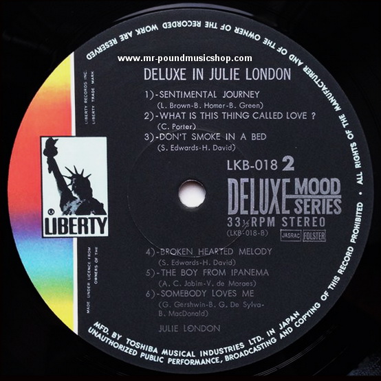 Julie London - Deluxe in Julie London