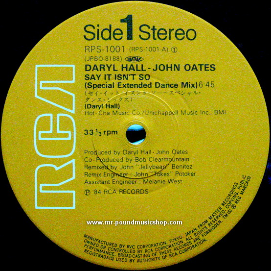 Daryl Hall & John Oates - Say It Isn't So / I Can't Go For That