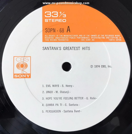 Santana - Santana's Greatest Hits