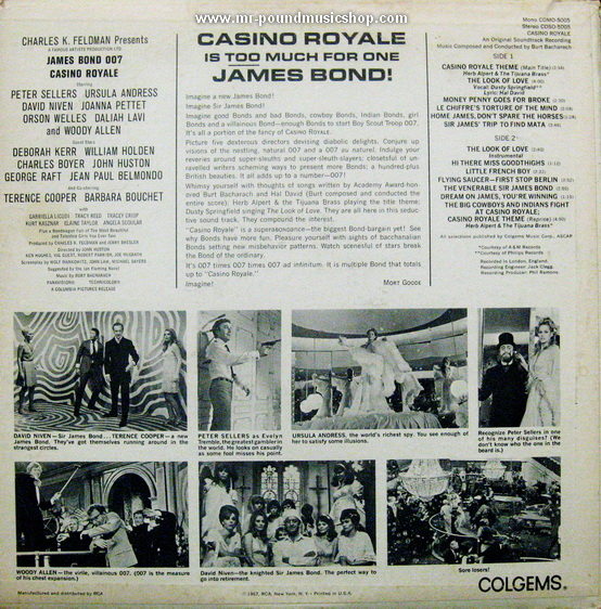 Burt Bacharach - Casino Royale (Original Motion Picture Soundtrack)