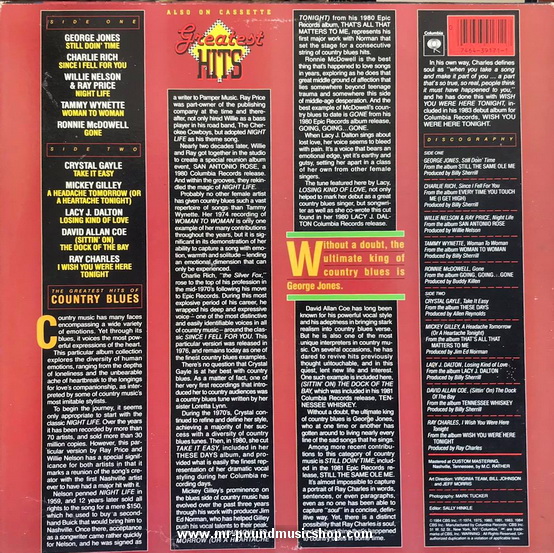 Various Artists - Greatest Hits Of Country Blues