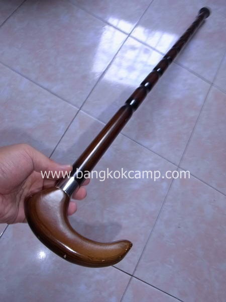 ไม้เท้า ลายไม้สวย จับกระชับมือ สวย คลาสิก