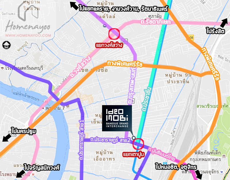 ขาย / ให้เช่า คอนโด Ideo Bangsue Grand Interchange (ไอดีโอ บางซื่อ แกรนด์ อินเตอร์เชนจ์) ใกล้ MRT เตาปูน เดินถึงเพียงไม่กี่นาที