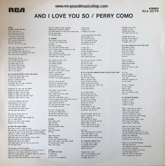 Perry Como - And I Love You So