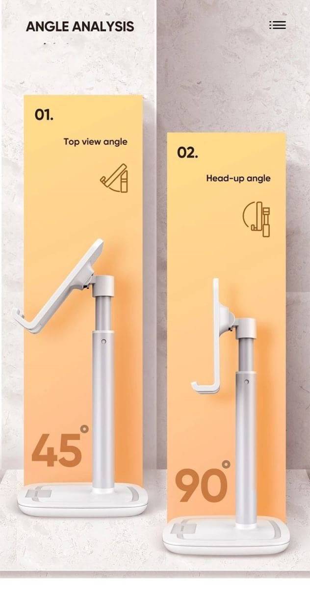 JOYROOM JR-ZS203 - ขาตั้งวางมือถือและแท็บเล็ตเอนกประสงค์