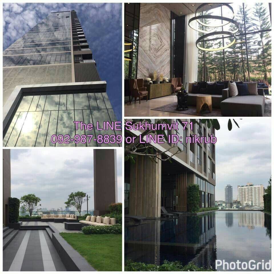 รหัสทรัพย์ 29650 ให้เช่าคอนโด The Line Sukhumvit 71 (เดอะ ไลน์ สุขุมวิท 71) ห้อง 1 ห้องนอน 1 ห้องน้ำ