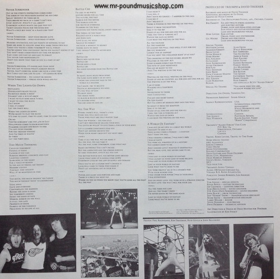 Triumph - Never Surrender