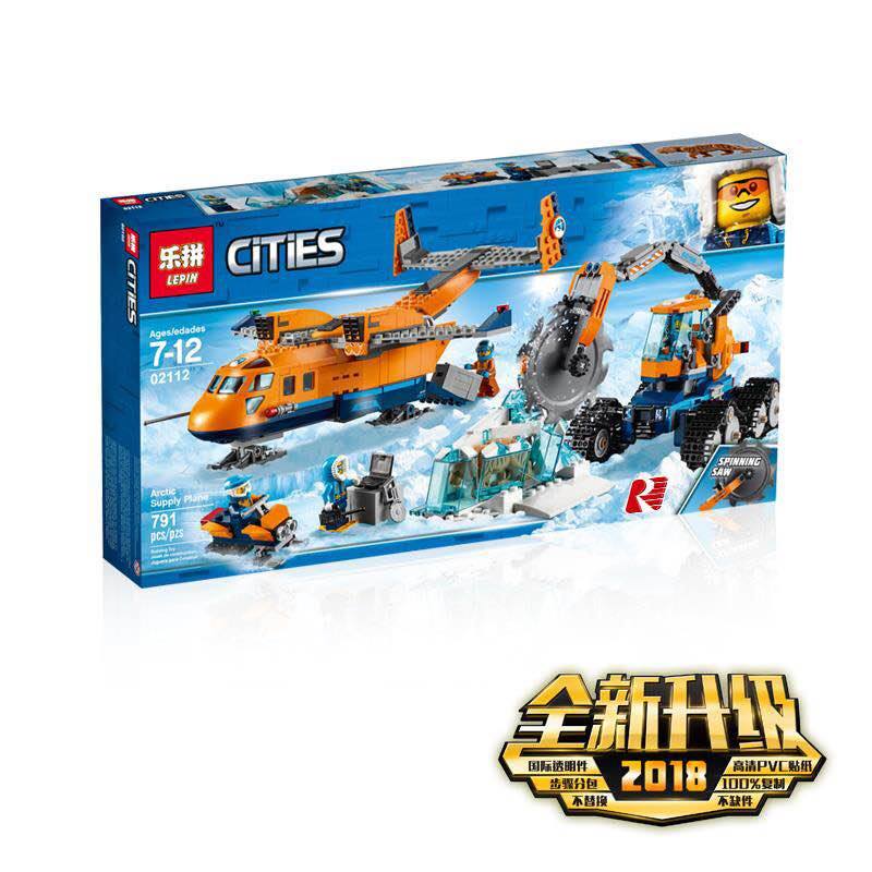 LEPIN.02112 ชุด City : Arctic Supply Plane +791 ชิ้น