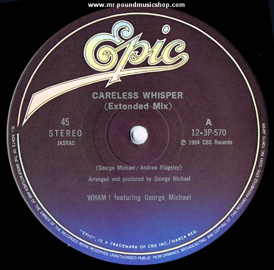 Wham! Featuring George Michael - Careless Whisper