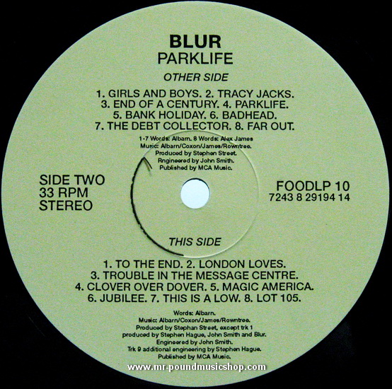 Blur - Parklife