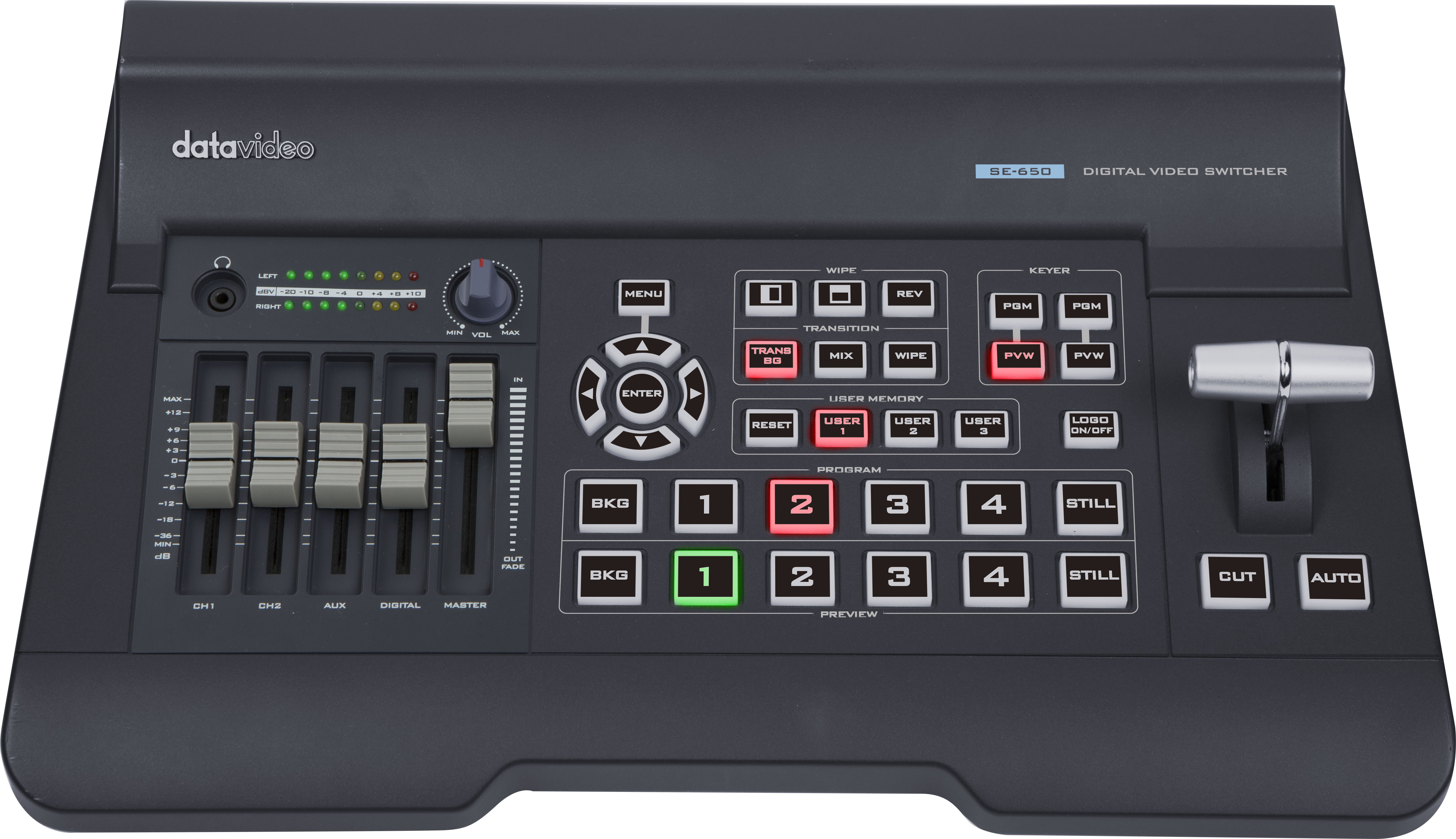 Datavideo SE-650 Video switcher with Inputs: 2 x HD-SDI x 2 | 2 x HDMI