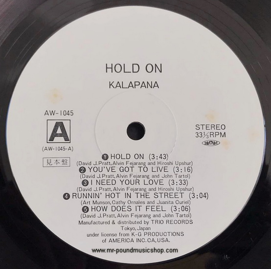 Kalapana - Hold On
