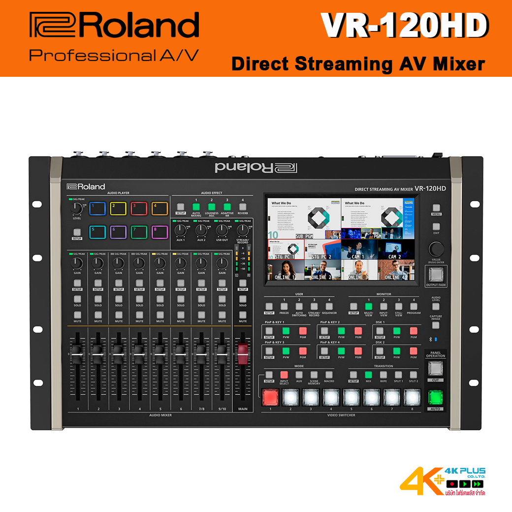 Roland VR-120HD Direct Streaming AV Mixer