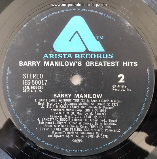Barry Manilow - Greatest Hits