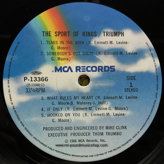 Triumph - The Sport Of Kings