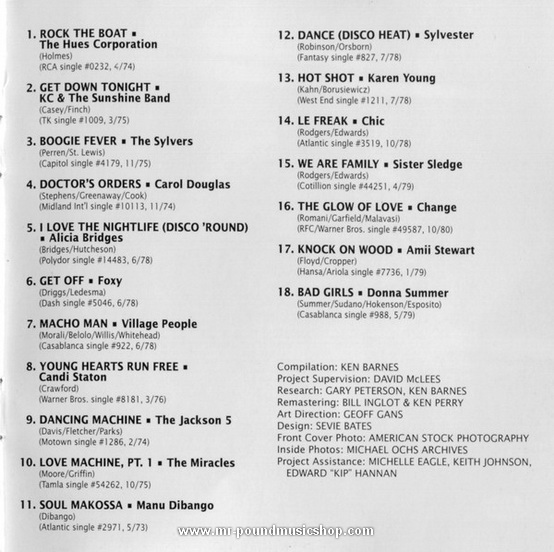 Various Artists - The Disco Years (Boogie Fever) Volume Three