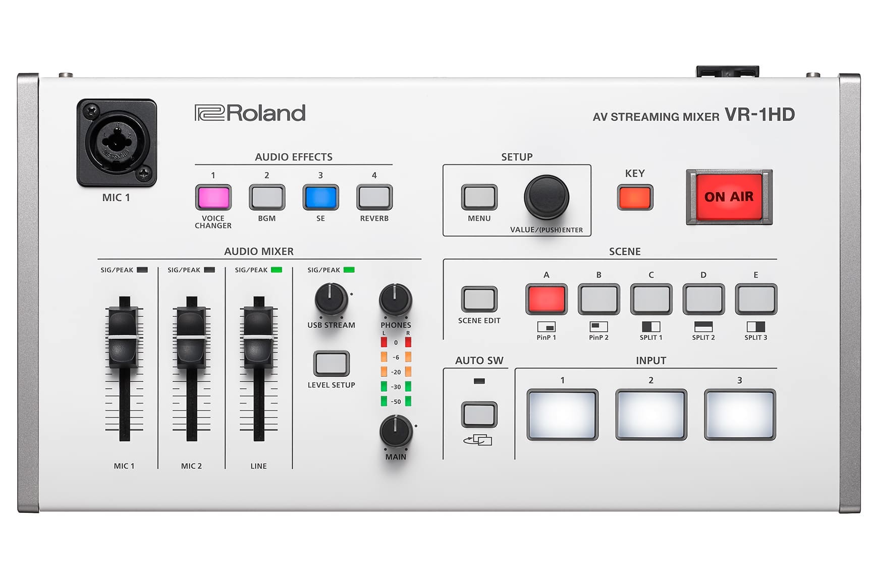 VR-1HD ROLAND AV STREAMING MIXER สวิทเซอร์ทำไลฟ์สด