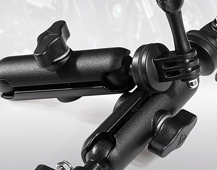 MOTOWOLF - ขาจับกล้องยึดกับกล้อง Action Cam , Gopro อื่นๆ มีแบบยึดกระจกกับแฮนบาร์