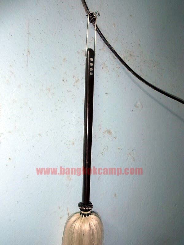 แส้ขนจามรีแท้ ด้ามไม้ Rose Wood ใหม่เก่าเก็บ ไม่ผ่านการใช้