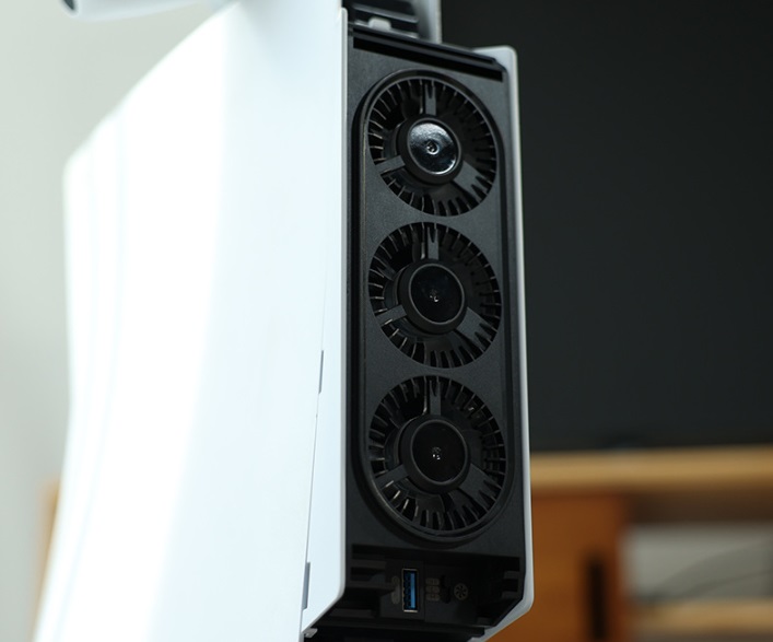 IINE พัดลมระบายความร้อน(3ตัว) for เครื่องเกม PS5 เครื่องรุ่นแรก ได้ทั้งรุ่นใส่แผ่น & ดิจิตัล รุ่น L847