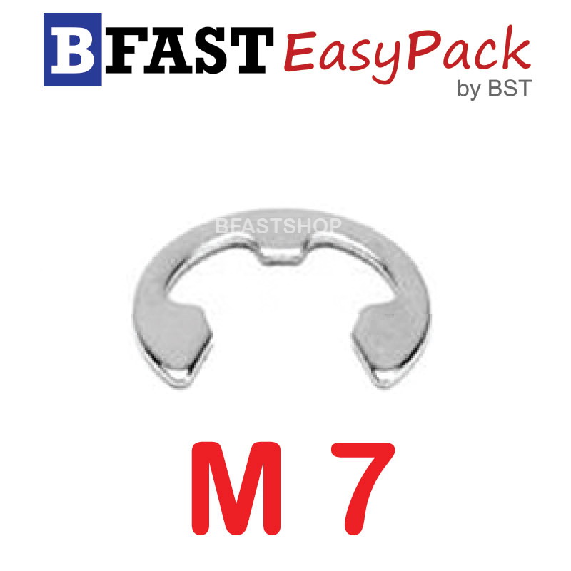 แหวนตัวอีสแตนเลส SUS M7 (8 ตัว/ถุง)