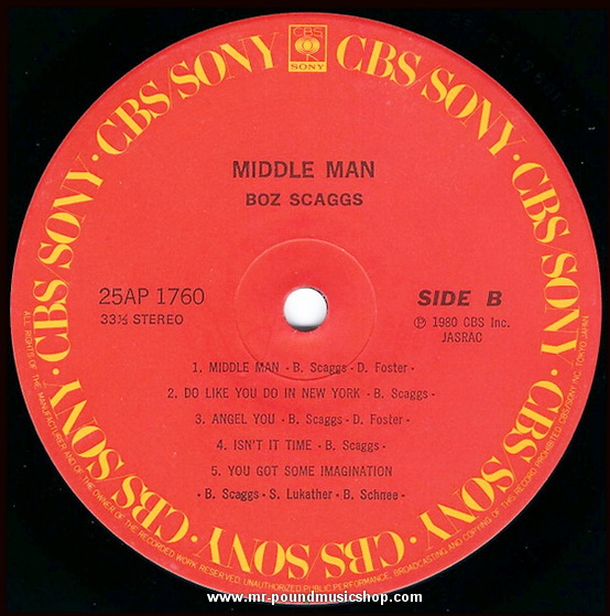 Boz Scaggs - Middle Man