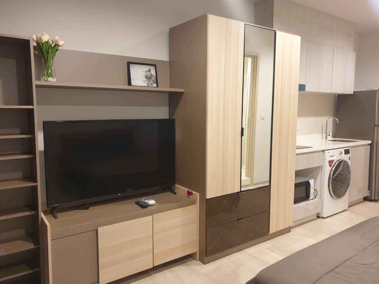 ให้เช่าคอนโด Life One Wireless (ไลฟ์ วัน ไวร์เลส) (เพลินจิต) ห้อง Studio 1 ห้องน้ำ ขนาด 24 ตรม. ห้อง 1135 ชั้น 35