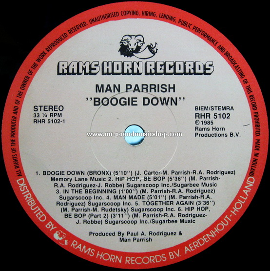 Man Parrish - Boogie Down