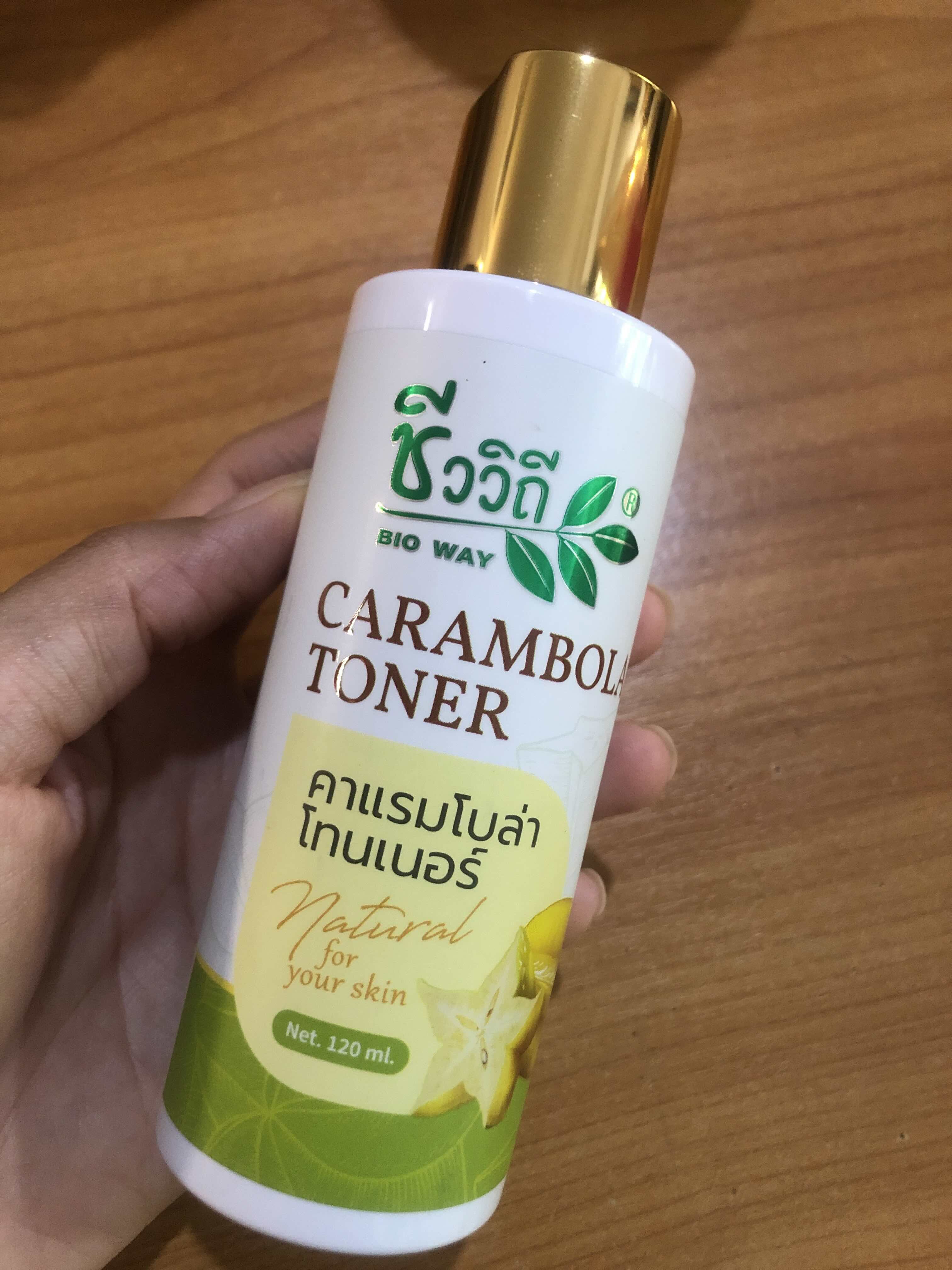 ชีววิถี โทนเนอร์เช็ดหน้ามะเฟือง 120 มล.ลด ฝ้ากระจุดด่างดำ