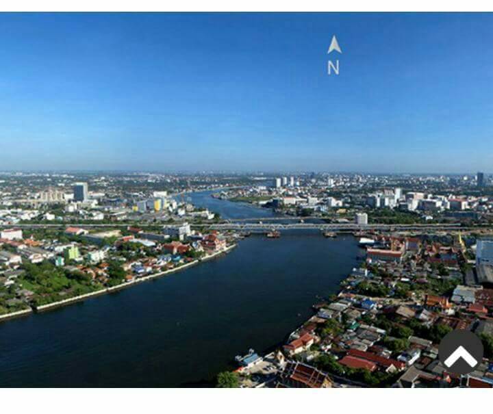 ขายดาวน์ คอนโด 333 riverside ของ land and house ติดแม่น้ำเจ้าพระยา ห้องอยู่ ตึก B ตำแหน่ง 04 ชั้น 39 ทิศเหนือ วิวแม่น้ำ