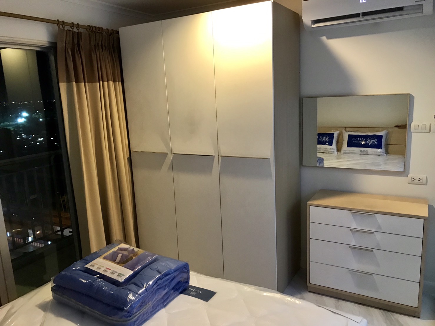 ให้เช่าคอนโด Lumpini Place Ramindra-Laksi (ลุมพินี เพลส รามอินทรา-หลักสี่) 1 ห้องนอน 1 ห้องน้ำ ขนาด 34.58 ตรม