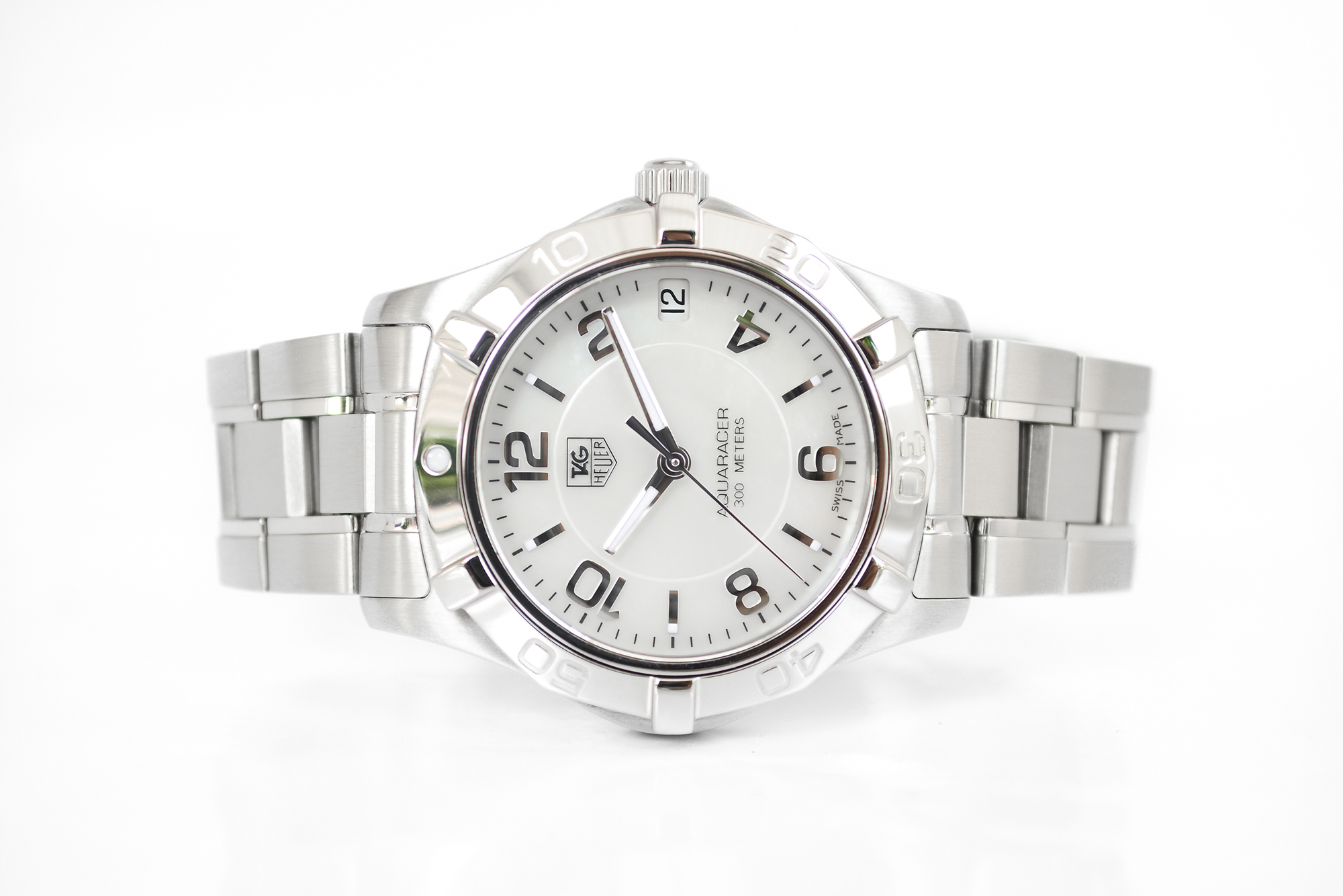 Tag Heuer Aquaracer Boy Size Quaurtz หน้ามุกขาว