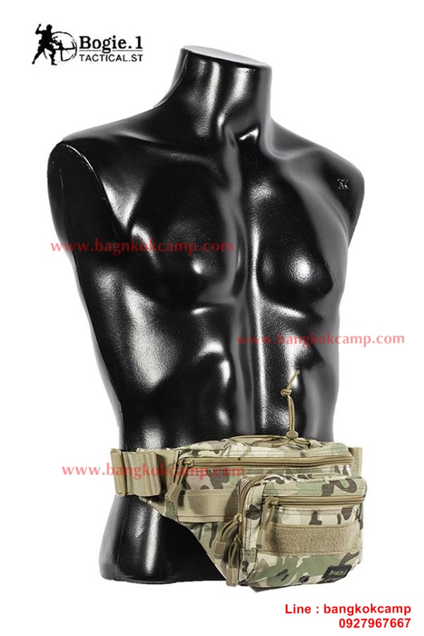 กระเป๋าสะพายหน้า-ใช้คาดเอว Bogie.1 (ลายมัลติแคม)