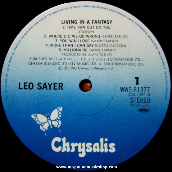 Leo Sayer - Living in A Fantasy