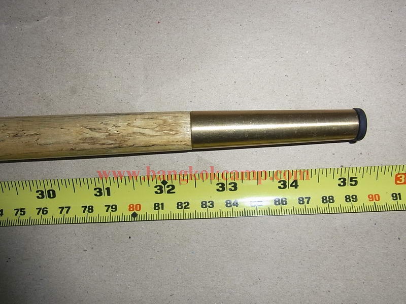 ไม้มงคลหายาก... ไม้ตะพด(ไม้แจง) ลายสวย ลายเนื้อไม้เหมือนงาช้าง (ลายธรรมชาติของไม้ชนิดนี้ ไม่ใช่แตกหรือร้าว) หัว+ท้ายทองเหลือง