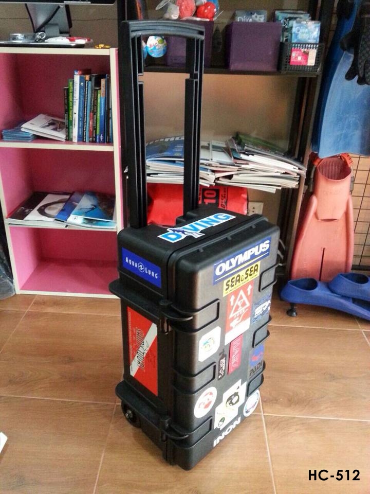 กระเป๋ากล้อง Hardcase ล้อลาก HARZ รุ่น HC-512 สีดำ ไส้โฟมลูกเต๋า