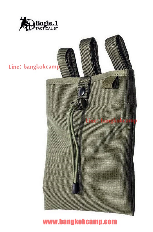 ถุงทิ้งแม็ก ยี่ห้อBogie.1 ของแท้ ผ้าCORDURA (สีเขียว)