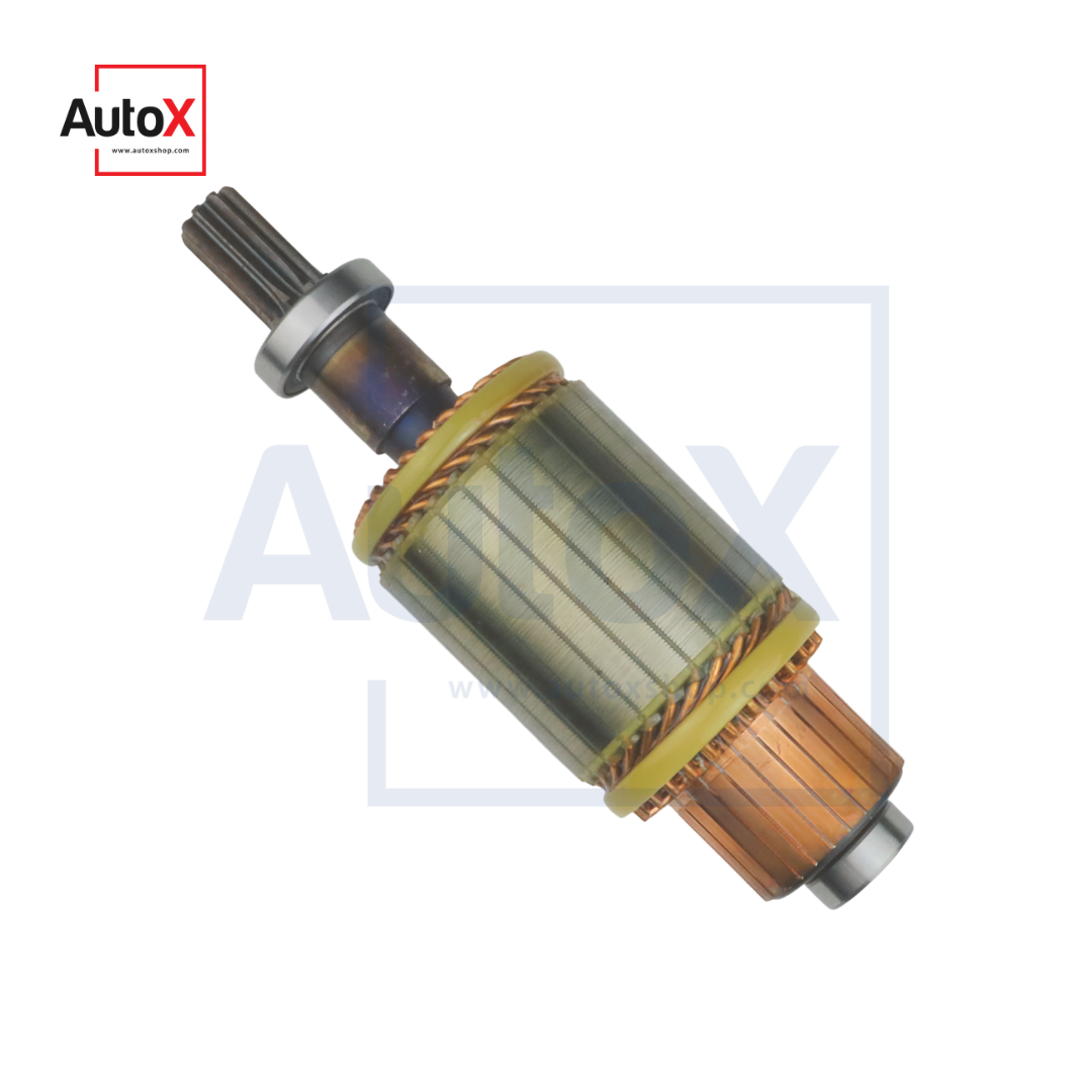 ทุ่นไดสตาร์ท ISUZU DMAX (4JK1,4JJ1,4JH1) ฮิตาชิ 12V ยาว172mm อ้วน53mm (ใหม่)