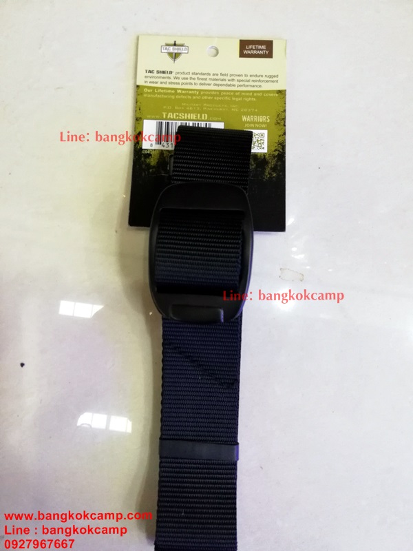 เข็มขัด TAC SHIELD TACTICAL BDU BELTS UNIVERSAL SIZE (ดำ)