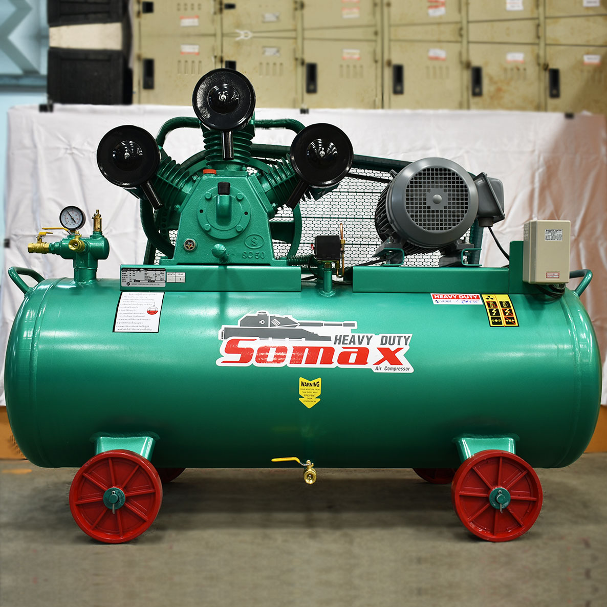 ปั๊มลมโซแม๊กซ์ SOMAX 5 แรงม้า รุ่น SC-50/260 (380 V)