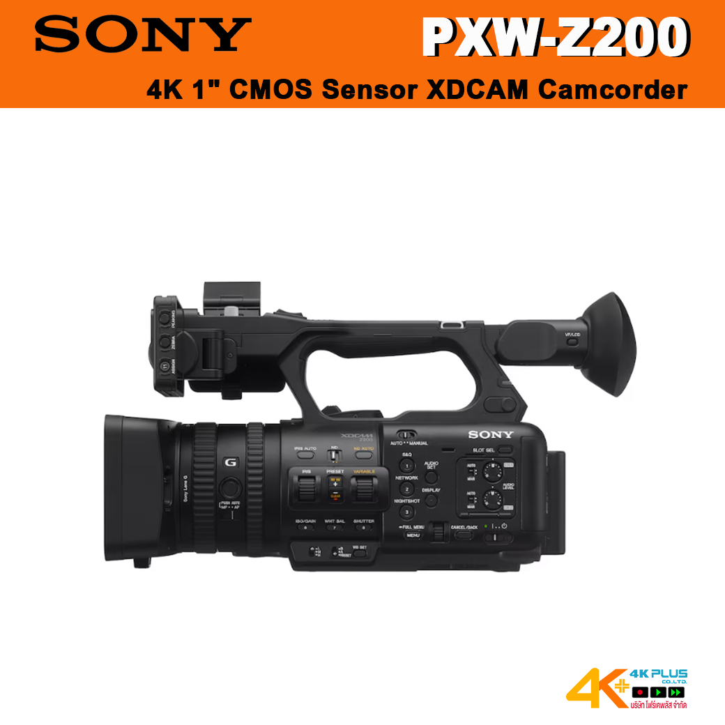 Sony PXW-Z200 4K 1" CMOS Sensor XDCAM Camcorder ประกันศูนย์ไทย
