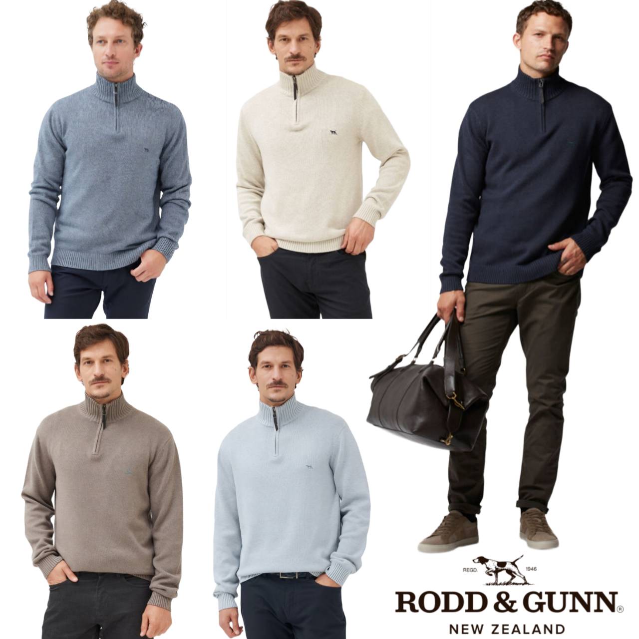 RODD & GUNN Merrick Bay Knit Quarter Zip Sweater