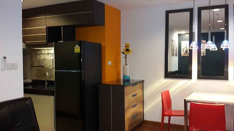 คอนโดให้เช่า Belle Grand Rama 9 คอนโด เบล แกรนด์ พระราม 9 ห้อง 1 ห้องนอน ตึกC1 ราคา 28,000 / เดือน (พื้นที่ 43 ตร.ม)