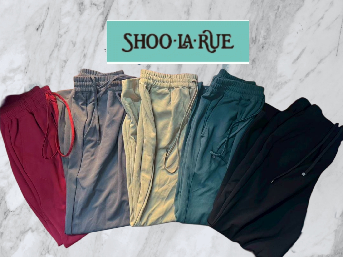 Shoo La Rue Women's Smart Easy Tapered Stretch Pants