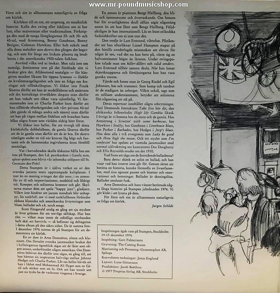 Arne Domnérus - Jazz at the Pawnshop