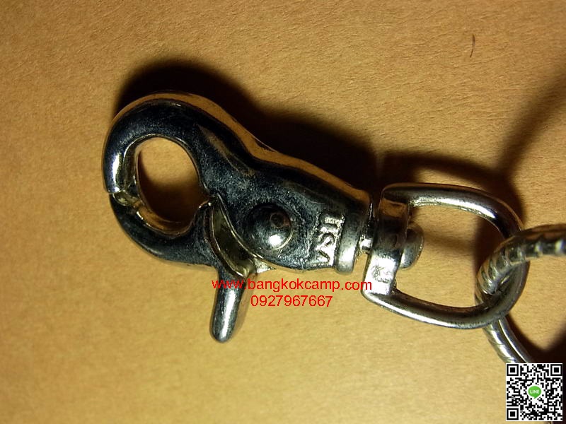 สายคล้องหนังแท้ สีน้ำตาล