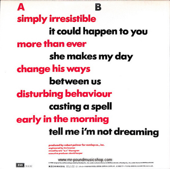 Robert Palmer - Heavy Nova