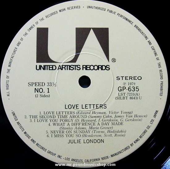 Julie London - Love Letters