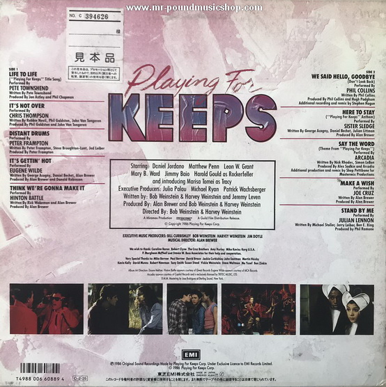 Various Artists - Playing For Keeps (Original Motion Picture Soundtrack)