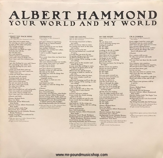 Albert Hammond - You World And My World